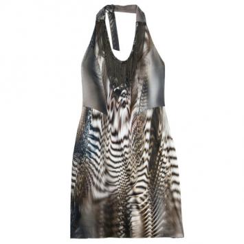 Black Halo Desiree Halter Dress
