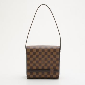 Louis Vuitton Damier Ebene Tribeca Long Shoulder Handbag 