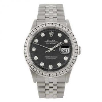 ROLEX - a gentlemans stainless steel Oyster Perpetual Date just bracelet watch.