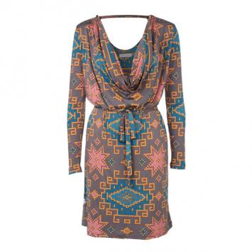 Matthew Williamson Multiprint Belted Shift Dress M