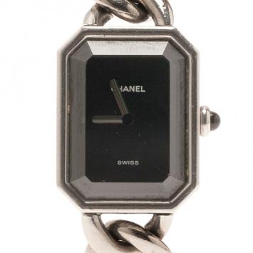 Chanel Black Stainless Steel Premiere H3248 Women's Wristwatch 20MM