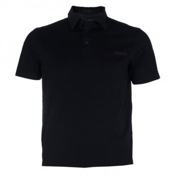 Pre Owned Prada Men's Black Cotton Polo Shirt L