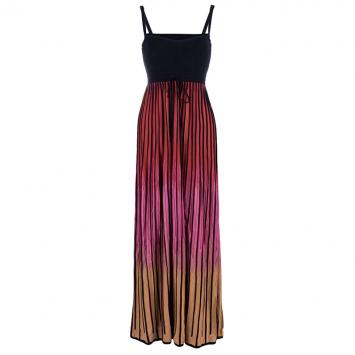 M Missoni Ombre Ribbed Knit Maxi Dress M
