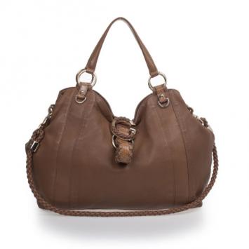 Gucci Moka Soft Icon Leather Hobo Bag