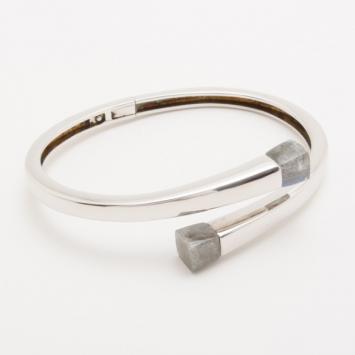 KENZO Kyoto Contrarie Large Silver Bracelet