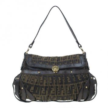 Fendi Brown Zucca Chef Bag