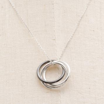 Cartier Trinity Black and White Pendant Necklace