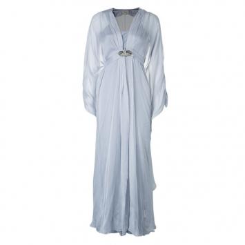 Temperley London Long Ice Blue Oberon Kaftan M