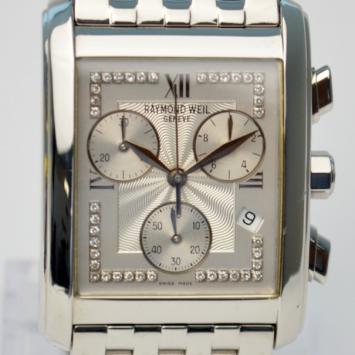Raymond Weil Silver Stainless Steel Unisex Wristwatch 32MM