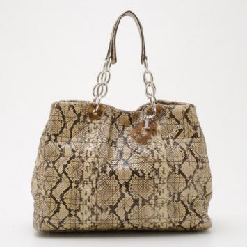 Dior Soft Lady Dior Python Bag