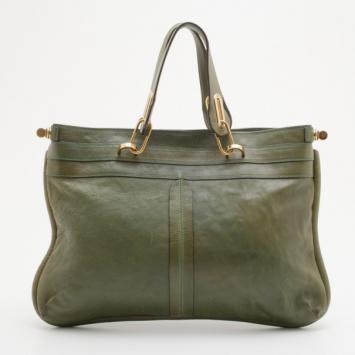 Chloe Green Leather Tote