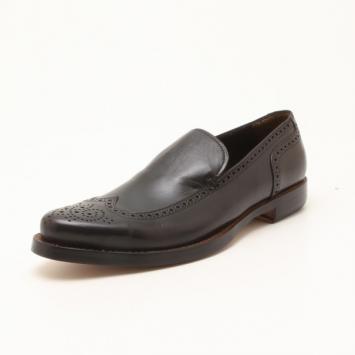 Pre Owned Fendi Black Brogue Men's Loafers Size 43