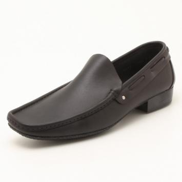Pre Owned Fendi Black Leather Men's Loafers Size 43.5