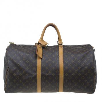 Pre Owned Louis Vuitton Monogram Canvas Keepall 55