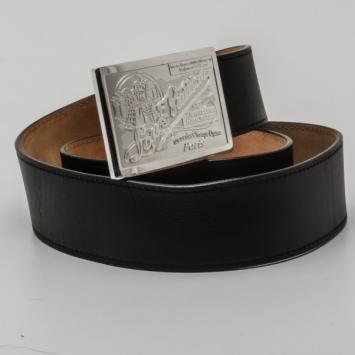 Pre Owned Louis Vuitton Jean Calf Leather Belt