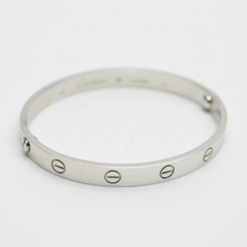 Cartier 18KT White Gold Love Bracelet