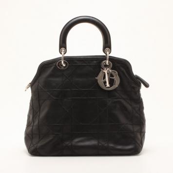 Dior Black Leather 'Granville' Bag
