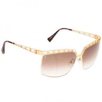 Louis Vuitton Gold Dorothy Sunglasses