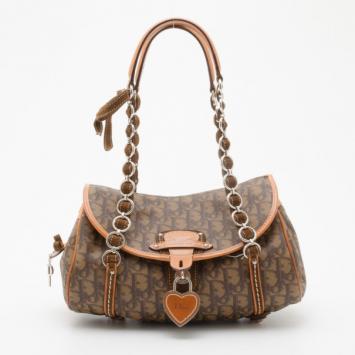 Dior Monogram Trotter Romantique Satchel