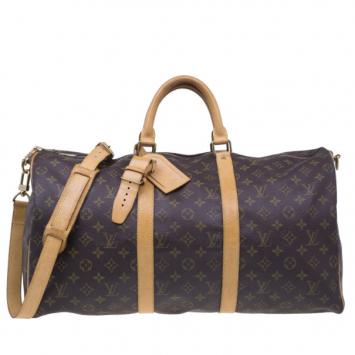 Pre Owned Louis Vuitton Monogram Canvas Keepall Bandouliere 50
