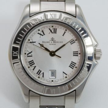 Baume & Mercier Classic Steel White Dial Ladies Wristwatch