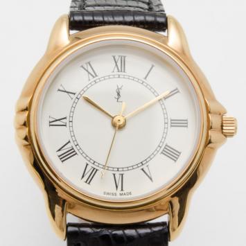 Yves Saint Laurent Gold Plated Classic Collection Ladies Wristwatch