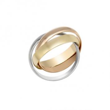 Cartier Trinity 18k Gold Band Ring Size 47