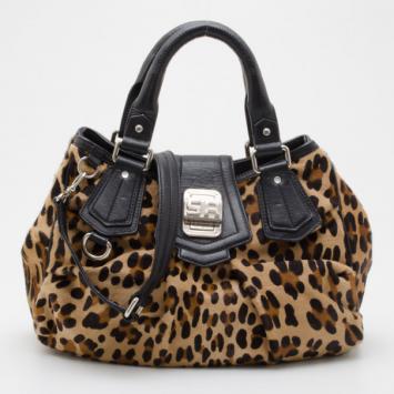 Sonia Rykiel Leopard Calf-Hair 'Darling' Tote