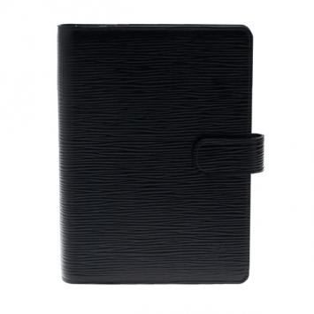 Pre Owned Louis Vuitton Black Epi Leather Agenda