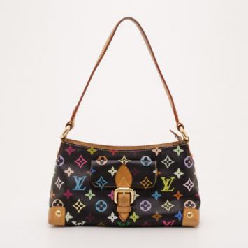 Louis Vuitton Monogram Multicolore Black Eliza Shoulder Handbag