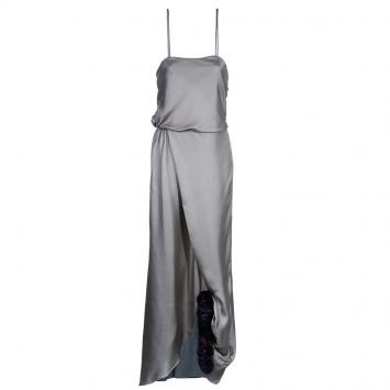 Emporio Armani Grey Evening Gown M
