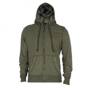 Pre Owned Burberry Men's Green Zip Front Hoodie Jacket L