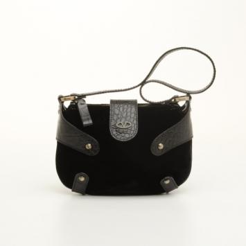 Valentino Small Velvet Shoulder Bag