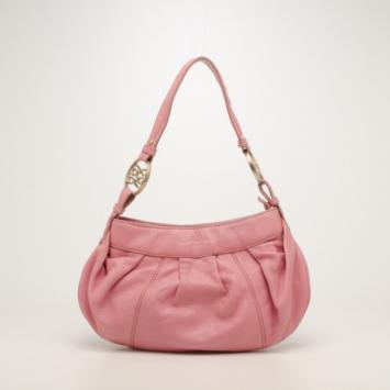 Lancel Pink Leather Hobo