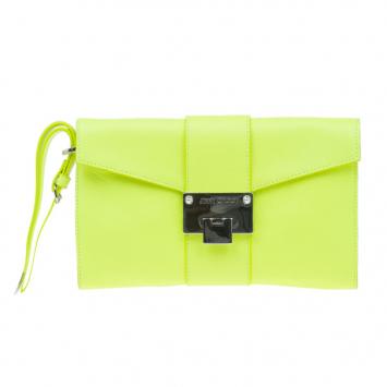 Jimmy Choo Lime Green Rivera Clutch