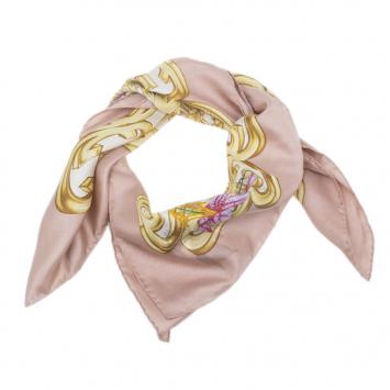 Gucci Beige Floral GG Square Scarf
