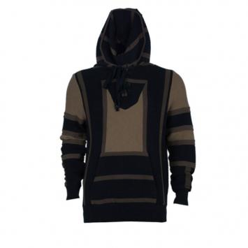 Pre Owned Bottega Veneta Men's Patterned Knit Cotton Sweater M