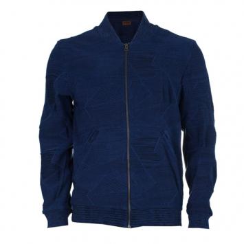 Pre Owned Missoni Men's Knit Zip Front Jacket L