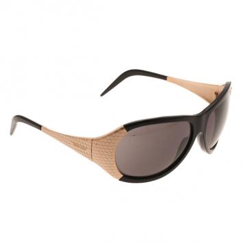 Roberto Cavalli Black and Gold Antigone Sunglasses