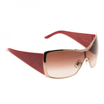 Chopard Red Swarovski Crystal Embellished Sunglasses