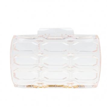 Gucci Clear PVC Aristographic Perspex Clutch