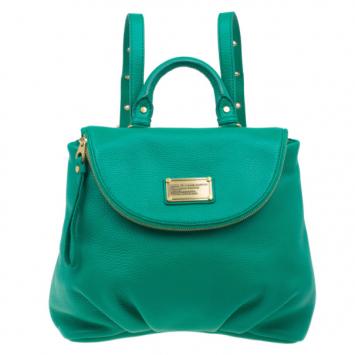Marc by Marc Jacobs Green Classic Q Mariska Leather Backpack