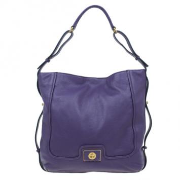 Marc by Marc Jacobs Pansy Purple Leather Revolution Hobo