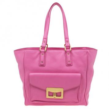 Marc by Marc Jacobs Pink Leather Bianca Hayley Tote