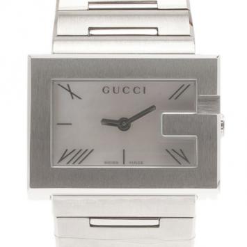 Gucci Mother of Pearl Stainless Steel Classic Wristwatch 30MM