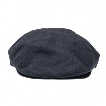 Pre Owned Dolce and Gabbana Grey Striped Cap Size 58