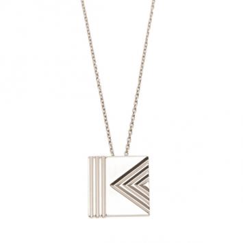 Kenzo Sterling Silver Pendant Necklace
