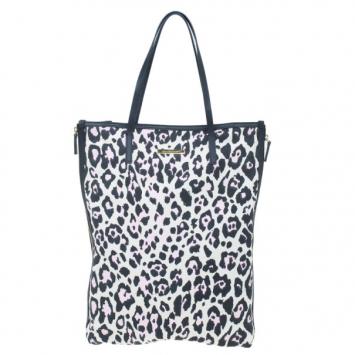 Stella McCartney Black Cotton Naomi Leo Zip Tote