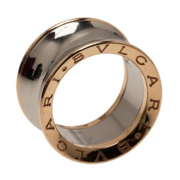 Bvlgari Anish Kapoor for Bvlgari B.Zero1 18K Rose Gold and Steel Women’s Ring Size 54