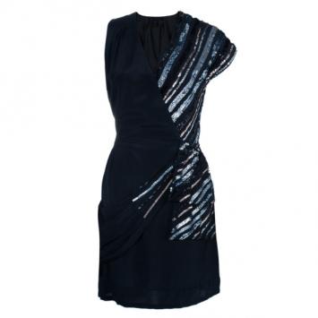 Marc by Marc Jacobs Sequin Wrap Front Dress L